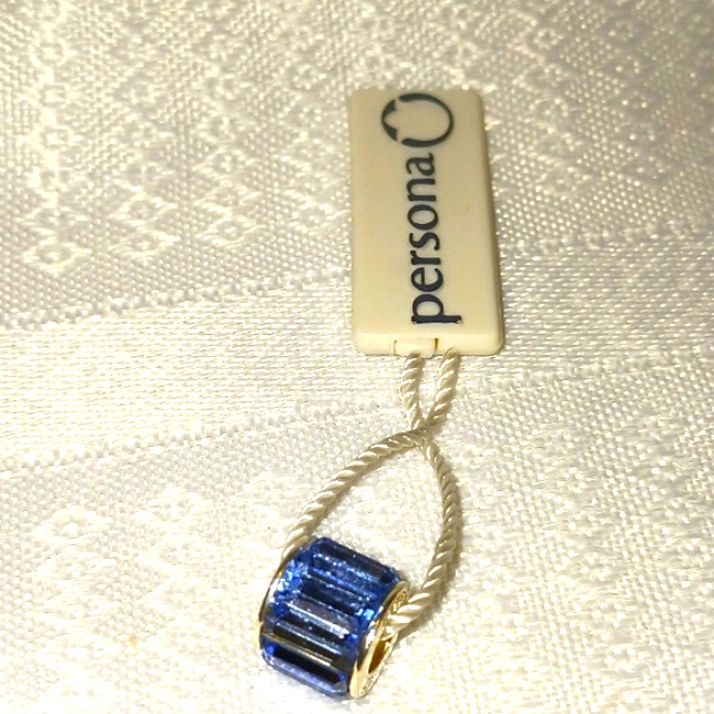 Persona Sterling Silver And Blue Bead Nwt